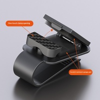 Clip multifonctionnel pour lunettes de soleil de voiture, support de lunettes pour pare-soleil, organisateur de rangement pour lunettes, accessoire intérieur de voiture