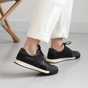 Zapatos Deportivos Casuales de Cuero Genuino Personalizados de Lujo, Zapatos de Skateboard Cómodos de Alta Calidad para Hombre y Mujer, Zapatos Casuales para Caminar - Product Image 2