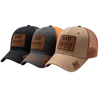 Gorra Trucker Deportiva de Malla para Hombre, de Algodón Puro, con Bordado 3D y Logotipo Personalizado
