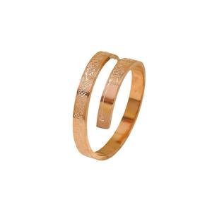 Atacado Moda 18K Banhado A Ouro Aço Inoxidável Charme Anéis Árabe <span class=keywords><strong>Islam</strong></span> Gravado Quente para o Noivado Unisex - Product Image 2