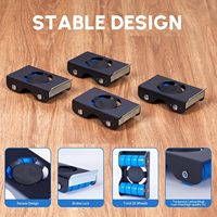 Glissières pour meubles, roulettes pour appareils électroménagers, déplaceur de meubles avec roues