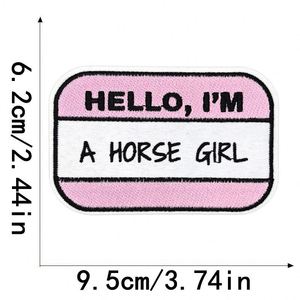 Patchs thermocollants brodés Série rose : Cowgirl, Somebody's Problem, Milk, I love Hotwife, Words pour vêtements, sacs, chapeaux - Product Image 4