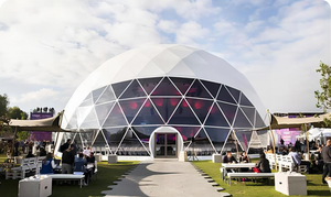 Dômes géodésiques de luxe pour 1 à 70 personnes, de haute qualité, quatre saisons, imperméables, résistants aux UV, isolants thermiquement, pour l'extérieur, pour entreprises - Product Image 5