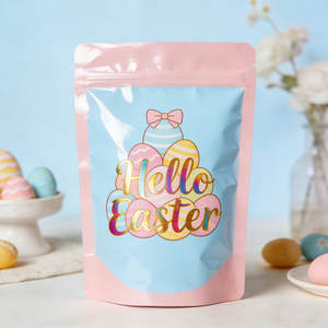 Custom Child-Resistant <b>Zip</b> Top Stand Up <b>Pouches</b> Opaque Design for Edibles Gummies Supplements - Product Image 4