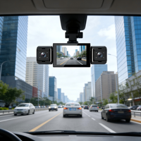 Caméra embarquée 4 canaux 3,0 pouces 1080P avec carte TF 128 Go 170 °   Wifi grand angle