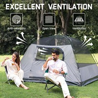 Tente familiale portable à dôme pour 4 personnes, été, une chambre, imperméable, facile à installer, randonnée, camping, plein air