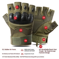 Guantes de Motocicleta con Pantalla Táctil, Transpirables, para Primavera/Verano, Dedos Completos, para Motocross