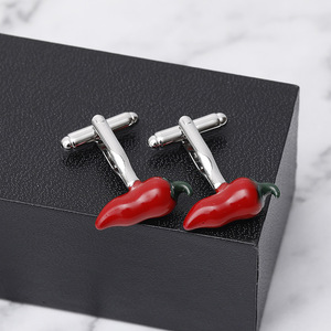 Bán buôn thú vị chất lượng cao hình chữ nhật đồng thời trang cá tính Áo Sơ Mi Khuy măng sét cho nam giới sang trọng - Product Image 2