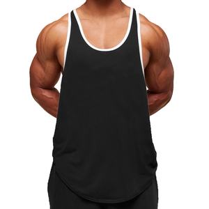 Débardeur pour homme en coton pur, couleur unie, grande taille, pour l'été, décontracté, sans manches, sport, singlet pour homme - Product Image 2