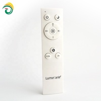 Control Remoto Inalámbrico Programable y Personalizable IR RF 2.4G de 10 Botones, Blanco, con Código Variable, Control por Voz, para DSTV, Batería AAA, Alcance de 10m