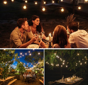 Festoon Globe bóng đèn G40 LED <span class=keywords><strong>String</strong></span> ánh sáng vòng hoa 10m/25ft/50ft ngoài trời không thấm nước giáng sinh trang trí đám cưới - Product Image 5