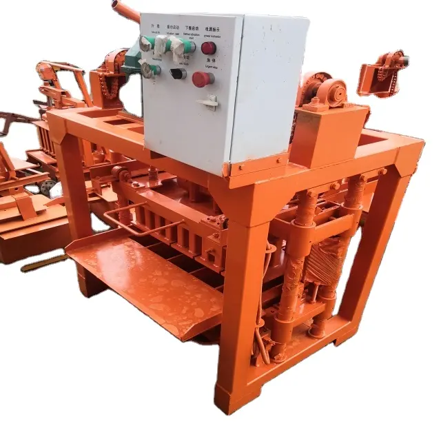 Shengya price Small Scale QMJ4-40 Hollow Block Molding Machine Concrete Brick Making Machine popular in Africa for building