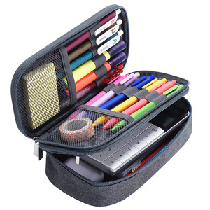 Estuche para lápices y bolígrafos <span class=keywords><strong>de</strong></span> gran capacidad, duradero, diseño simple, organizador <span class=keywords><strong>de</strong></span> papelería para la escuela, la universidad y la oficina. - Product Image 1