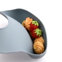 Bavoir en silicone de qualité alimentaire sans BPA, ensemble d'alimentation pour bébés, bavoirs en silicone mignons pour bébés et tout-petits