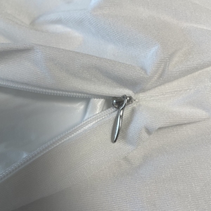 Lot de 2 protège-oreillers à fermeture éclair en jersey viscose et rayonne de bambou 100% - Product Image 3