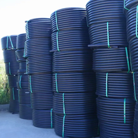 Tuyau d'irrigation en PE LDPE noir 16-50 mm (1-2 pouces) – Rouleau de tube flexible pour ferme, serre et jardin