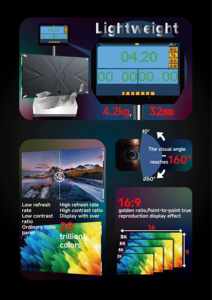 Pantalla LED Transparente COB GOB de Fábrica, Llave en Mano, P0.78 0.9 1.2 1.5 1.8 2, Pantalla de Video LED a Todo Color, Pantalla LED HD 4K 8K - Product Image 5