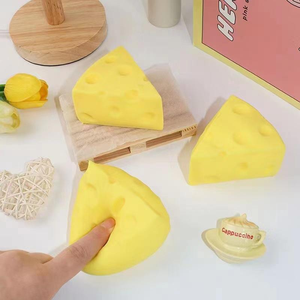 Produit phare transfrontalier : Jouet de pétrissage et de décompression en forme de <span class=keywords><strong>fromage</strong></span>, Modèle de <span class=keywords><strong>fromage</strong></span> simulé pour la relaxation, Jouet de doigt décoratif - Product Image 6