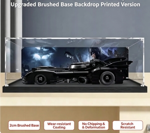 กล่องอะคริลิคใสกันฝุ่นสำหรับรถแบทโมบิล <span class=keywords><strong>Batman</strong></span> Batmobile 76139  ฝาครอบพลาสติกใสสำหรับของสะสมการ์ตูนน่ารักๆ สำหรับแบทโมบิล - Product Image 6