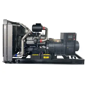 100KVA 3phase Water-cooled 50hz 60hz open type and silent power plant diesel generator for sale