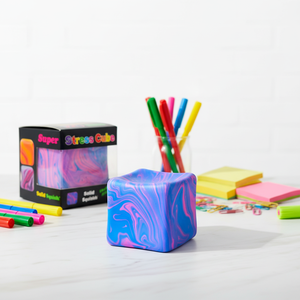 Juguete Antiestrés Personalizado con Logotipo, Cubo de Compresión, Pelotas Inflables Suaves, Juguetes que Cambian de Color, 6.5 cm, Juguetes Personalizados - Product Image 1