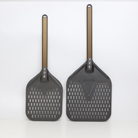 8 Zoll 10 Zoll Rechteck Stanzen Pizza Schaufel European Transfer Schaufel Dicke Aluminium legierung Hart beschichtung Eloxierte Pizza Peel
