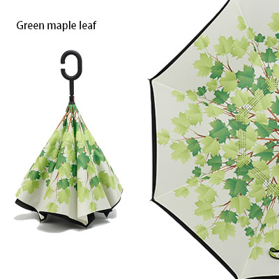 green maple leaf