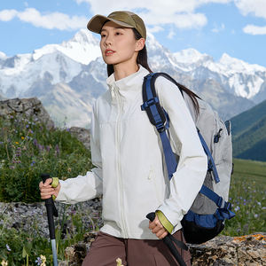 Mens 3L 3L High-Performance Breathable Windproof Hooded Raincoat Hard <b>Shell</b> Windbreaker Stand Collar Woven XL - Product Image 6