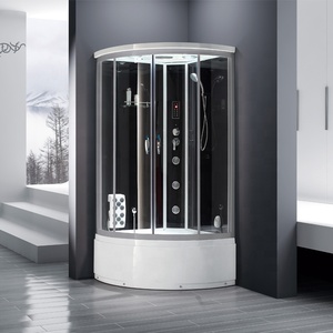 Sauna à vapeur de luxe combiné bain intérieur <span class=keywords><strong>douche</strong></span> bain à remous <span class=keywords><strong>cabine</strong></span> de <span class=keywords><strong>douche</strong></span> pluie <span class=keywords><strong>baignoire</strong></span> de massage - Product Image 4