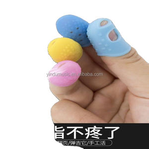 ฝาครอบนิ้วกีตาร์เล่นกีต้าร์ปกป้องนิ้วอูคูเลเล่ป้องกันนิ้วไม้แคะซ้ายและขวา - Product Image 2