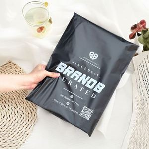 Custom Logo Courier Mailers Matte White Mailing Bag for Shipping Clothing Apparel Packaging <b>Printed</b> Plastic <b>Clothes</b> Poly Bags - Product Image 1