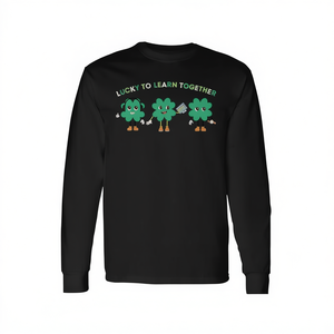Camiseta de manga larga Lucky To Learn Together para el Día de San Patricio, educación especial - Product Image 2