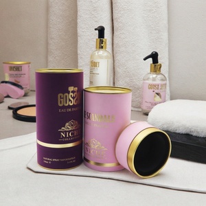 Eco-Friendly Premium Branded Customizable Velvet Storage <b>Container</b> Cylinder Box for Luxury Goods Ideal Gift Packaging Paper Tube - Product Image 2