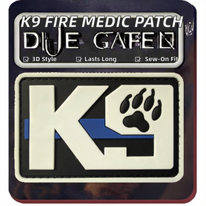 Écusson tactique 3D en PVC caoutchouc avec emblème de pompier et décoration en dentelle, à coudre, badge de brassard - Product Image 2