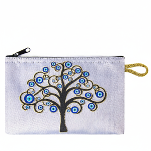 Monedero Turco Tejido con Diseño de Ojo Turco y Árbol de la Vida, Personalizable - Product Image 2