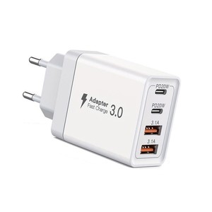 อะแดปเตอร์ชาร์จเร็ว 45W 55W แบบติดผนัง ช่องเสียบ 4 พอร์ต ชาร์จ USB 3.1A สำหรับอุปกรณ์หลายชนิด - Product Image 3
