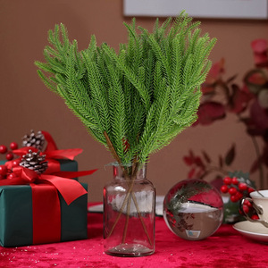 Planta Artificial de Agujas de Pino Norfolk de 10cm-30cm, Decoración Navideña para el Hogar, Adorno de Plástico Verde - Product Image 3
