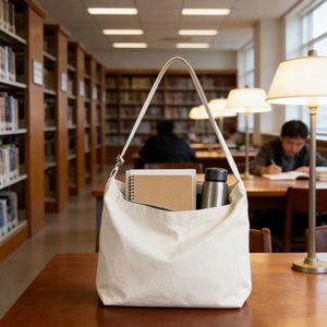 Custom Pattern Canvas Multifunctional Crossbody Shoulder Handheld <b>Large</b> Capacity Tote Shopping <b>Bag</b> - Product Image 2