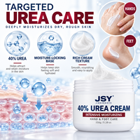 Crème pour les mains et les pieds à 40% d'urée, marque privée, soin hydratant intensif pour les peaux sèches et rugueuses, texture riche non grasse, 150 g