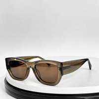 Gafas de Sol Unisex TR90 de Alta Calidad, Cuadradas, con Montura Completa Naranja, Ligeras, con Gradiente Polarizado, Estilo Retro Clásico y Moderno, Protección UV