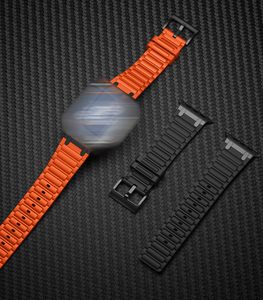 Cinturino sportivo di moda in Silicone per <span class=keywords><strong>Apple</strong></span> Ultra2 <span class=keywords><strong>Watch</strong></span> cinturino in Silicone 41/42/46 // 49/45mm braccialetto intelligente per IWatch 10/9/8/7/6/5 - Product Image 4