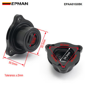 Espaciador Adaptador de Válvula de Descarga de Turbo de Aluminio EPMAN para VW <span class=keywords><strong>Golf</strong></span> Mk7/Mk7.5 GTI para Audi A3/A4/TT EPAA01G05K - Product Image 5