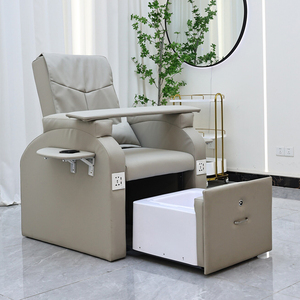 Salon Waterless Foot Care Bath Chair Modern Electric Reclining Pipeless Sofa Spa Pedicure Chair No Plumbing with Stool Set - Product Image 3