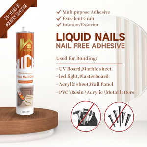 Adhesivo Líquido <span class=keywords><strong>de</strong></span> Alta Adherencia para Paneles <span class=keywords><strong>de</strong></span> Pared |   Pegamento <span class=keywords><strong>de</strong></span> Construcción <span class=keywords><strong>de</strong></span> Alta Resistencia para MDF, PVC, Madera, Piedra y Azulejos - Product Image 2