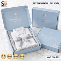 Boîte à vêtements personnalisée, boîte d'expédition en carton ondulé, emballage couleur, fournisseur direct d'usine OEM ODM