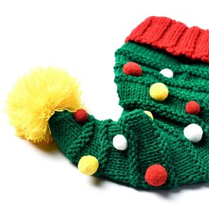 2024 casquettes d'hiver haute qualité noël doux chapeau de noël père noël rouge court tricot chapeau pour <span class=keywords><strong>famille</strong></span> noël décor cadeau - Product Image 3