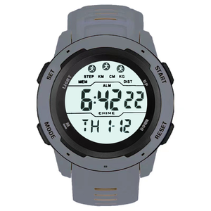 Low Price Men Sports Watch Waterproof <strong>Digital</strong> LED Silicone Strap Big Screen Wrist Smart Luminous Watch for Swimming Travel - Product Image 3