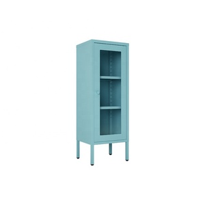 Custom Single Door Glass Door Bookcase File Cabinet with <strong>Tall</strong> Design Steel Supplies Toy Display for Living Room <strong>TV</strong> <strong>Stands</strong> - Product Image 2