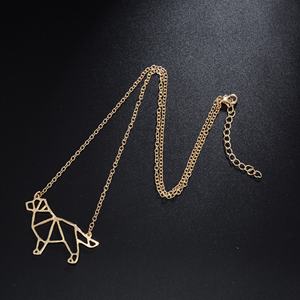 Collier corgi en acier inoxydable pour amoureux de chien, nouveau design, pendentif style <span class=keywords><strong>chiot</strong></span>, anglais, Bull Terrier, 2020 - Product Image 4
