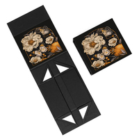 Cajas personnalisés imprimés de qualité supérieure magnétiques, faits à la main, carton en papier rigide de luxe, emballage de boîte cadeau à fermeture magnétique vide simple